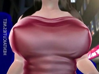 Anime Bébé Gros seins Seins Autobus Plantureuse Voiture Fétiche